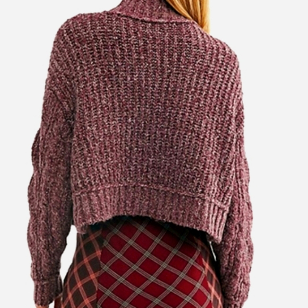 Free People Merry Go Round Mock-neck Sweater - Picture 2 of 8